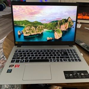 Acer Aspire 5 15.6” Silver Laptop with Black Keyboard